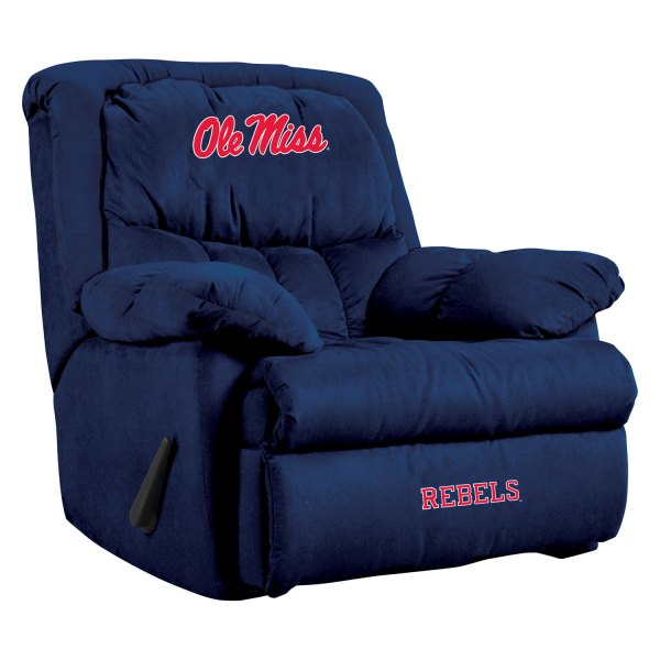 Imperial International® - Collegiate Home Team Microfiber Recliner with University of Mississippi Logo