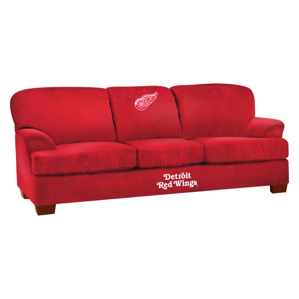 Imperial International® - NHL First Team Microfiber Sofa with Detroit Red Wings Logo