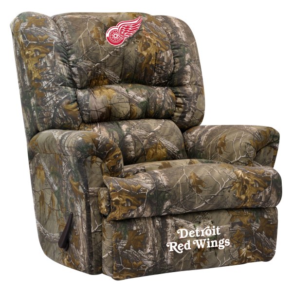 Imperial International® - NHL Big Daddy Camo Recliner with Detroit Red Wings Logo