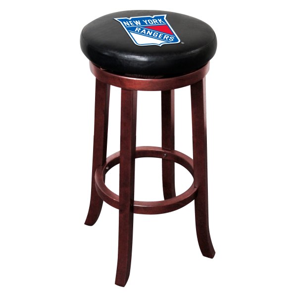 Imperial International® - NHL Wooden Bar Stool with New York Rangers Logo