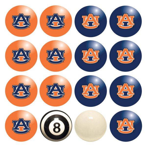 Imperial International® - Collegiate Home vs. Away Billiard Ball Set with Auburn University Logo