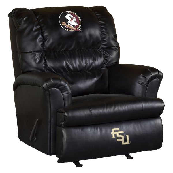 Imperial International® - Collegiate Big Daddy Leather Recliner with Florida State University Logo