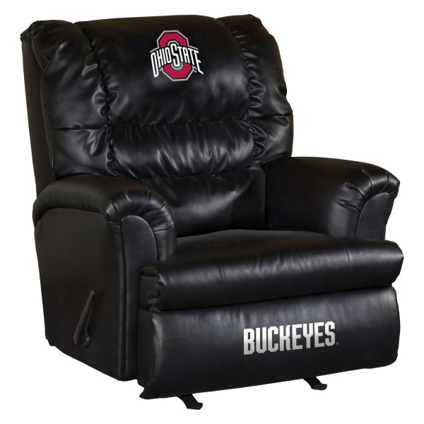 Imperial International® - Collegiate Big Daddy Leather Recliner with Ohio State Buckeyes Logo