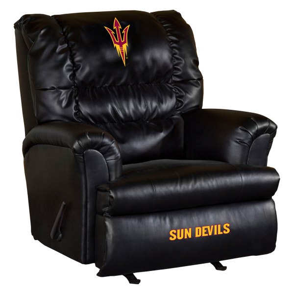 Imperial International® - Collegiate Big Daddy Leather Recliner with Arizona State University Logo