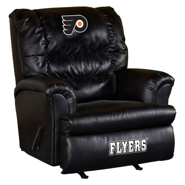 Imperial International® - NHL Big Daddy Leather Recliner with Philadelphia Flyers Logo
