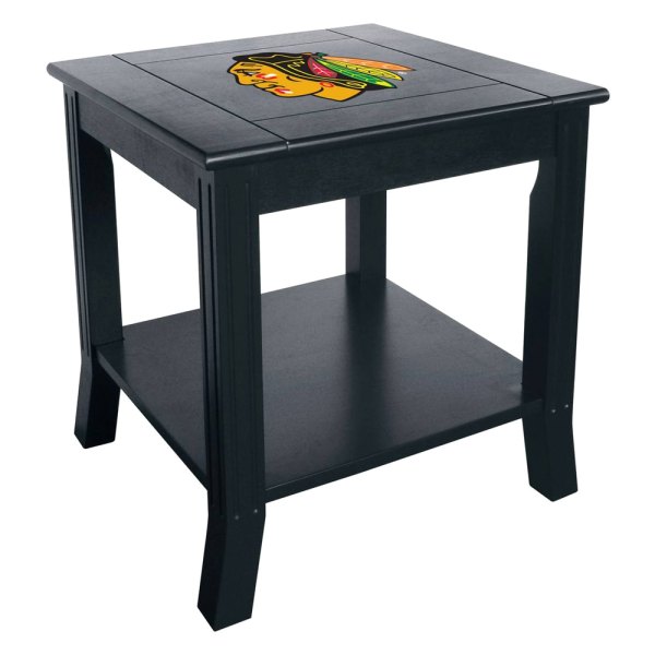 Imperial International® - NHL Side Table with Chicago Blackhawks Logo