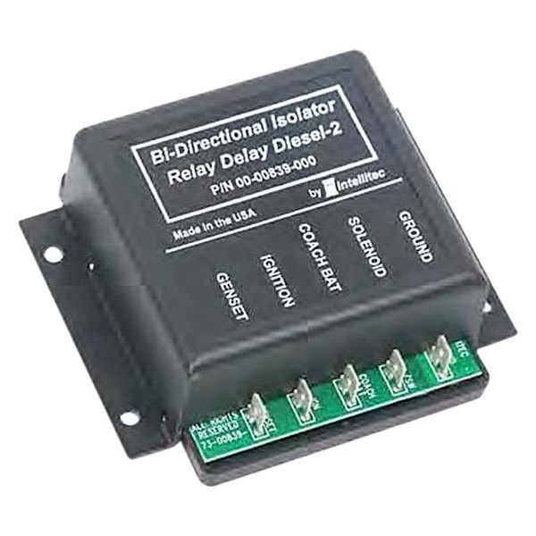battery isolator relay delay