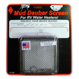 JCJ® - 4-1/4" x 4-1/4" Stainless Steel Water Heater Access Door Mud Dauber Screen for Suburban Water Heaters