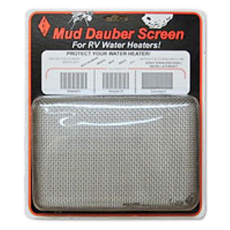 JCJ® - 8-1/2" x 5-1/2" Stainless Steel Water Heater Access Door Mud Dauber Screen for Atwood 6/10 gal. Water Heaters & Suburban 6 gal. Water Heaters
