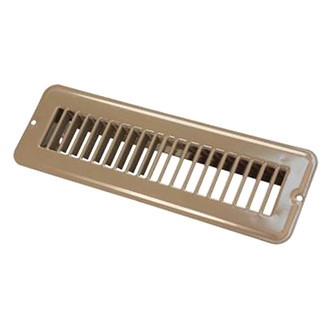 JR Products® - 2" x 10" Metal Undampered Floor Register