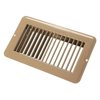 JR Products® - 4" x 8" Metal Undampered Floor Register