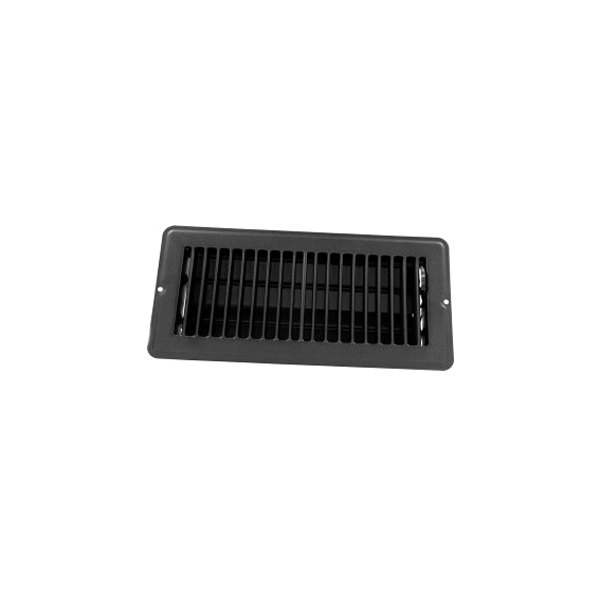 JR Products® - Black Steel Dampered Floor Register