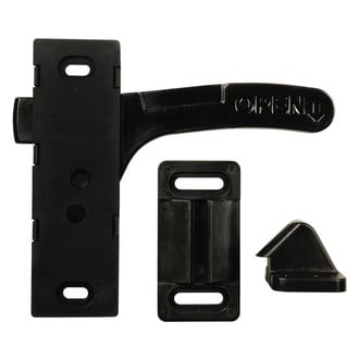 JR Products® - Black Bi-Directional Latch for Screen Doors