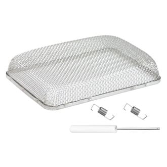 JR Products® - 6" x 8-1/2" Stainless Steel Water Heater Mud Dauber Screen for Atwood 6/10 gal. Water Heaters & Suburban 6 gal. Water Heaters