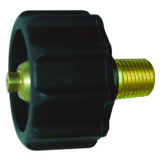 JR Products® - Low Pressure LP Gas Hose Connector (1-5/16" Male POL to 1/4" Male Thread)