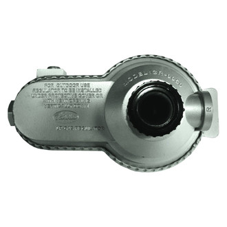 JR Products® - Low Pressure 195.000 BTU Adjustable Two Stage LP Gas Regulator (1/4" Inlet x 3/8" FPT Outlet)