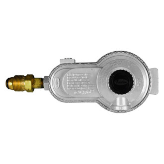 JR Products® - Low Pressure 225.000 BTU Adjustable Two Stage LP Gas Regulator (POL Inlet x 3/8" FPT Outlet)