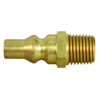 JR Products® - LP Gas Hose Connector (1/4" Male Thread to Male QCC)