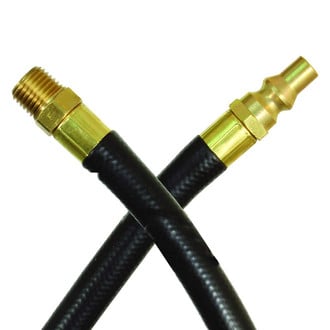 JR Products® - 60" LP Gas Hose (1/4" Male Thread to 1/4" Male QCC)