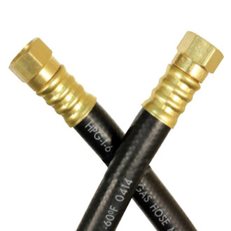 JR Products® - 144" OEM 3/8" LP Gas Hose (3/8" Female Swivel to 3/8" Female Swivel)