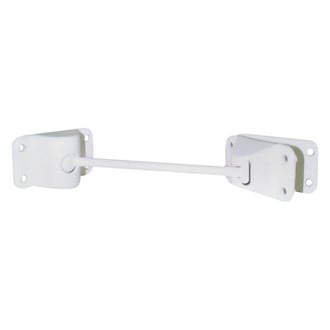 JR Products® - 10"L Ball Polar White Plastic Door Holder