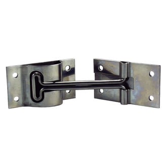 JR Products® - 4"L T-Style Silver Stainless Steel Door Holder
