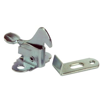 JR Products® - Silver Zinc Plated Steel Rooster Catch