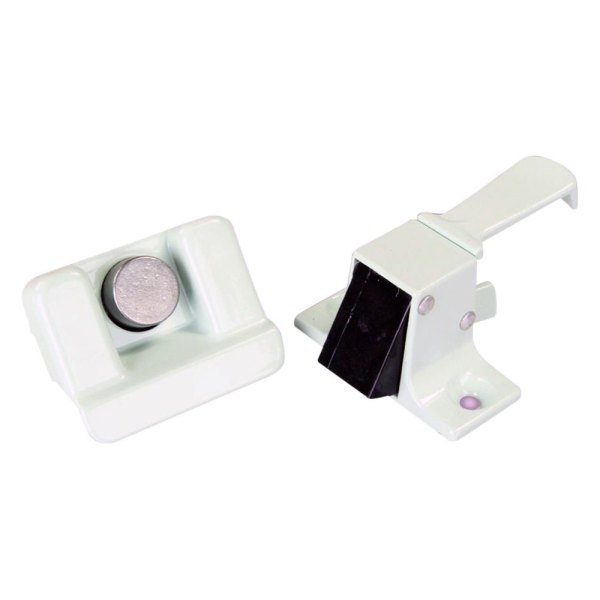 JR Products® - White Coleman Style Latch for Screen Doors