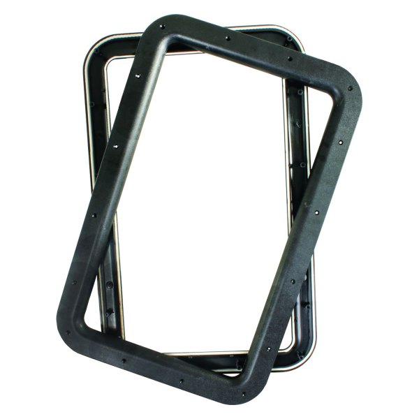 JR Products® - Deluxe™ Black Door Window Frame Set