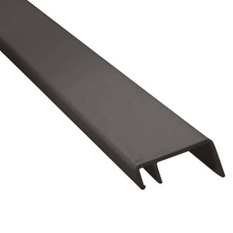 JR Products® - Hehr Style 8'L Black Rigid Screw Cover