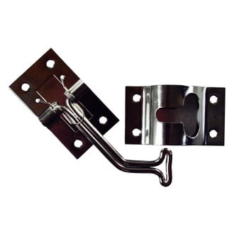 JR Products® - 45° T-Style Silver Door Holder