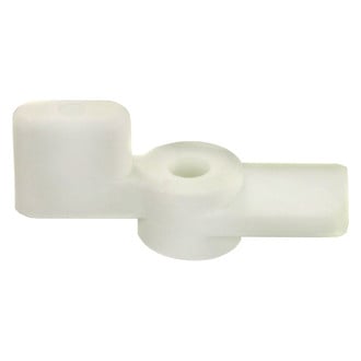 JR Products® - 180° Pivoting Polar White Fold Down Door Holders