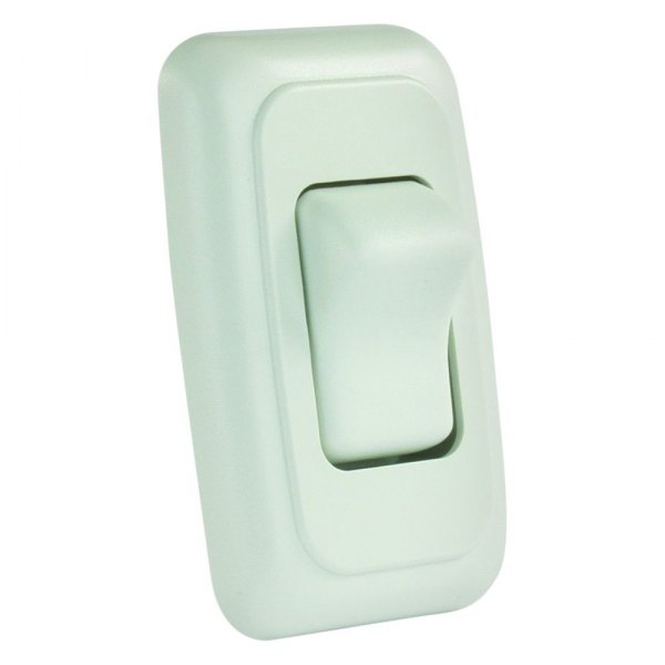 JR Products® - Single SPST On/Off White Lighting Switch