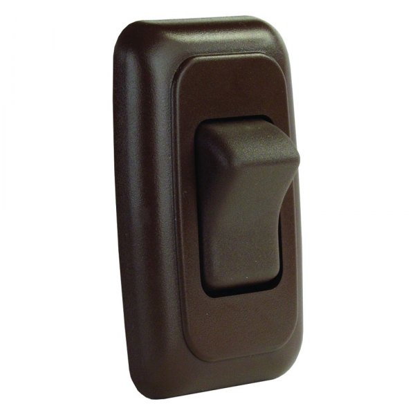 JR Products® - Single SPST On/Off Brown Lighting Switch