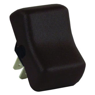 JR Products® - Single SPST On/Off Rectangular Brown Contour Multi Purpose Switch