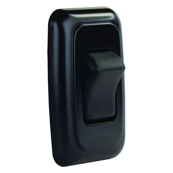 JR Products® - Single SPST On/Off Black Lighting Switch