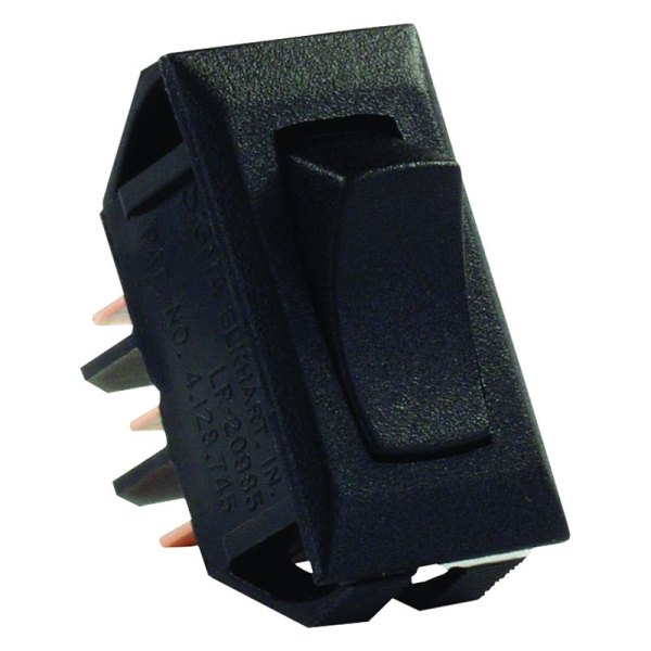 JR Products® - Single SPDT On/On Black Multi Purpose Switch