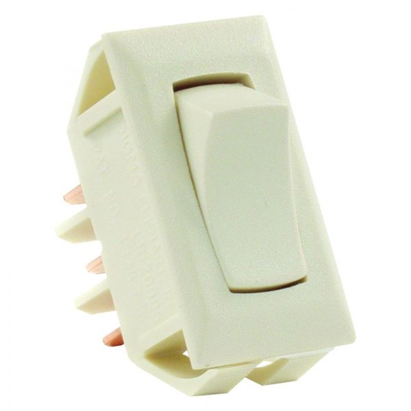JR Products® - Single SPDT On/On Ivory Multi Purpose Switch