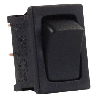 JR Products® - Single SPST On/Off Rectangular Black Mini Multi Purpose Switch