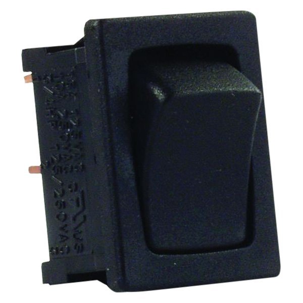 JR Products® - Single SPST On/Off Black Mini Multi Purpose Switch