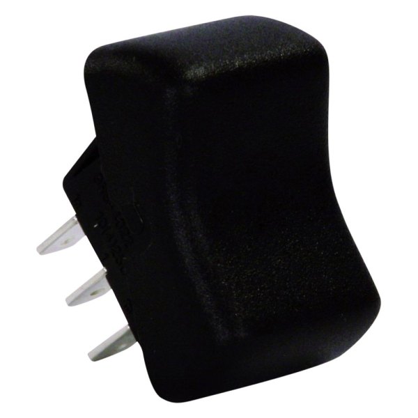 JR Products® - Single SPDT On/On Black Contour Multi Purpose Switch