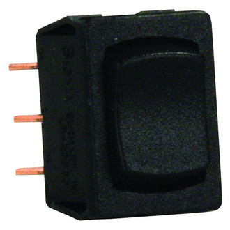 JR Products® - Single DPDT On/Off/On Rectangular Black Mini Multi Purpose Switch