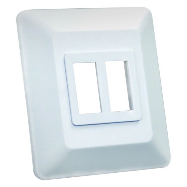JR Products® - Double White Face Plate