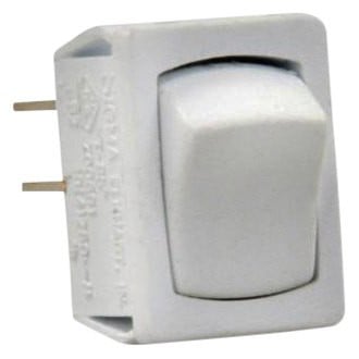 JR Products® - Single SPST On/Off Rectangular White Mini Multi Purpose Switch