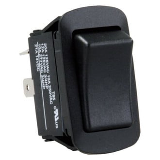 JR Products® - Single SPST On/Off Rectangular Waterproof Multi Purpose Switch