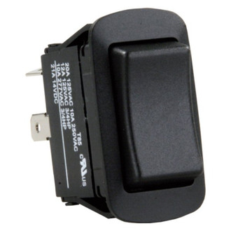 JR Products® - Black DPDT 250V AC Slide-Out Switch