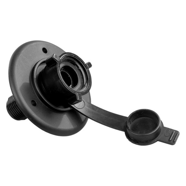 JR Products® - Black Plastic City Flush Water Fill with 1/2" MPT Plastic Check Valve