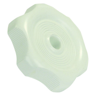 JR Products® - 1/2" Plastic White Round Shaft Knob for Hinged Windows