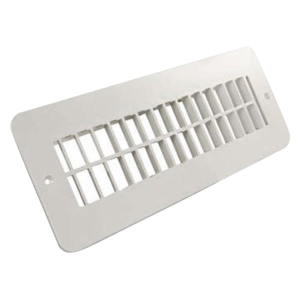 JR Products® - Polar White Plastic Undampered Floor Register