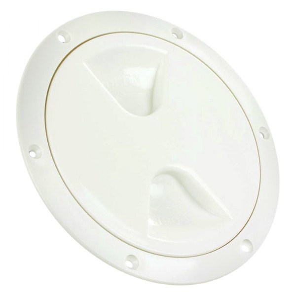 JR Products® - 5.1"D White Round Access/Deck Plate